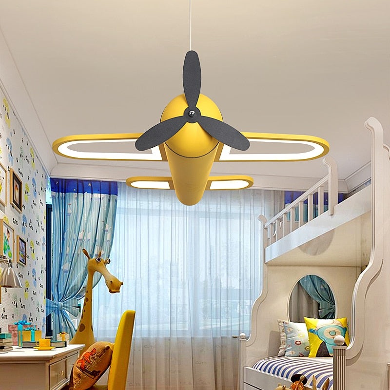 LED Chandelier Airplane Bed Lamp