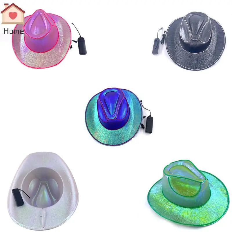 Neon LED Cowboy Hat