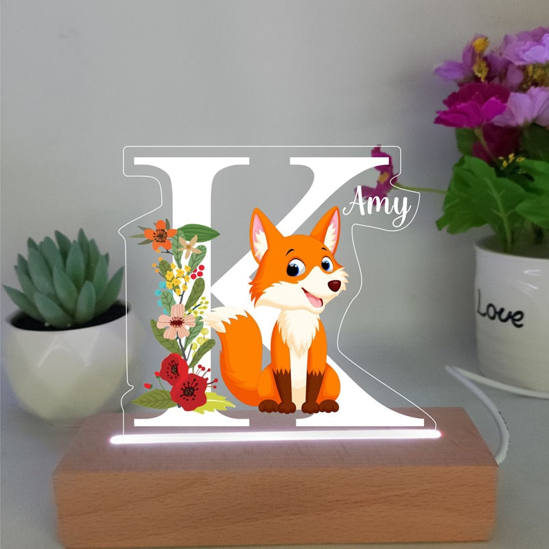 Letter Acrylic Night Lamp