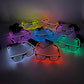 Festival Glowing Glasses With Lights Birthday Luminous LED Party Glasses Bar Club Props Fluorescent Neon Glasses Supplies