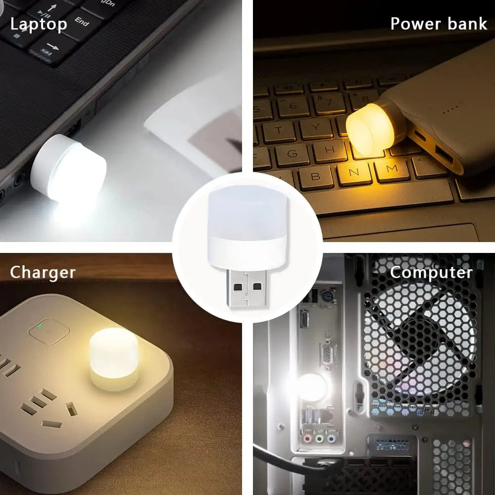 Mini USB Night Light Warm White