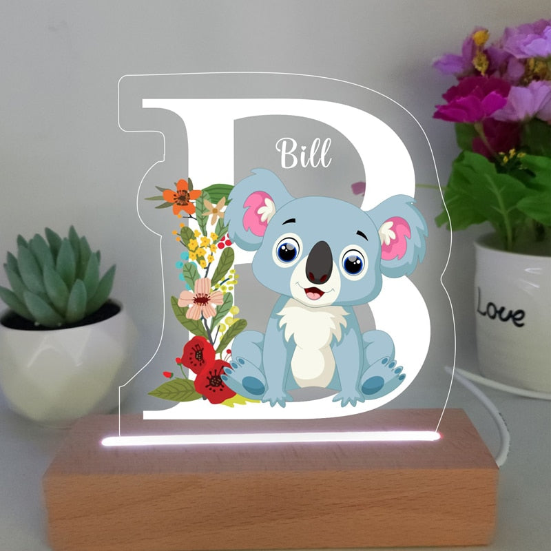 Letter Acrylic Night Lamp