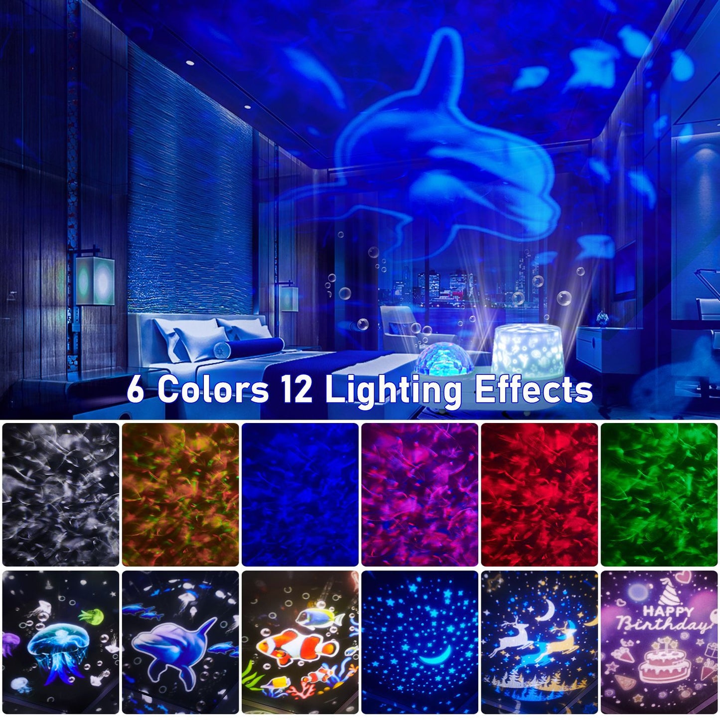 Galactic Ocean Projection LED Light