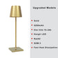 LED Rechargeable 3 Color Dimming Desk lamp