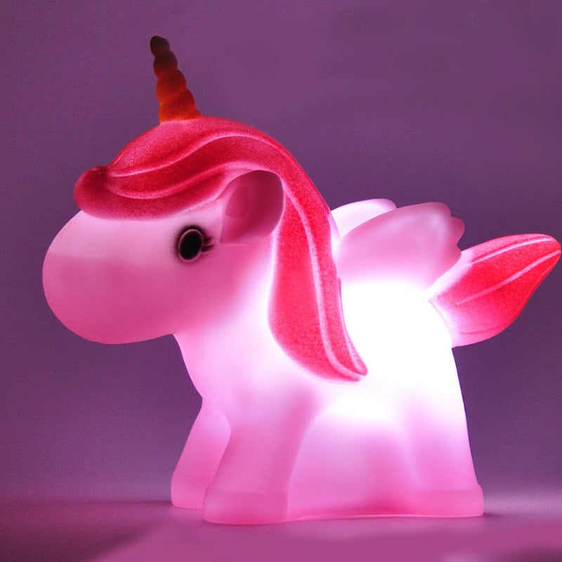 Cute Unicorn LED Night Light