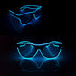 Festival Glowing Glasses With Lights Birthday Luminous LED Party Glasses Bar Club Props Fluorescent Neon Glasses Supplies