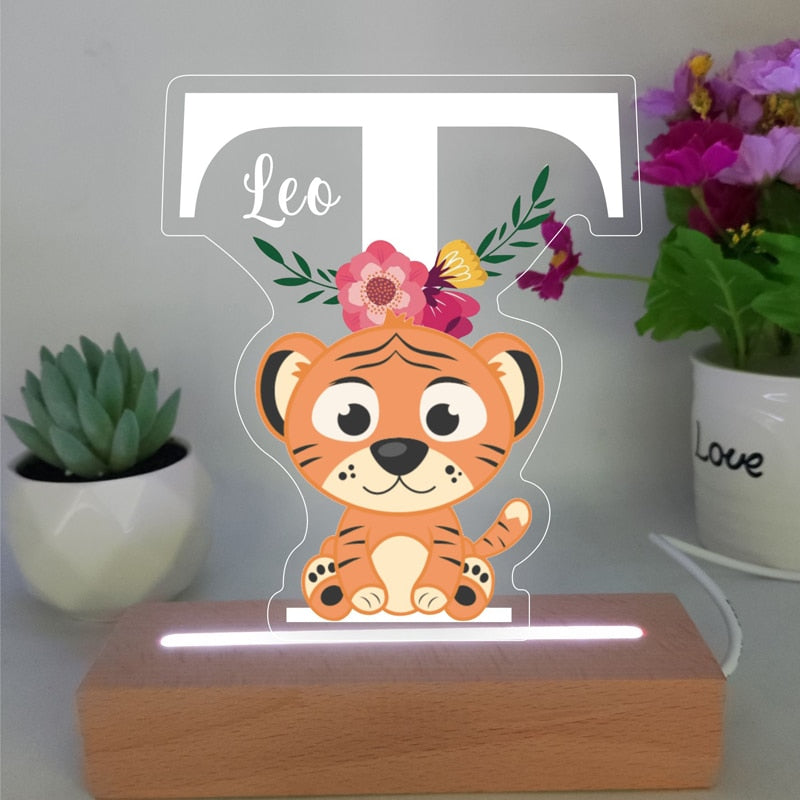 Letter Acrylic Night Lamp