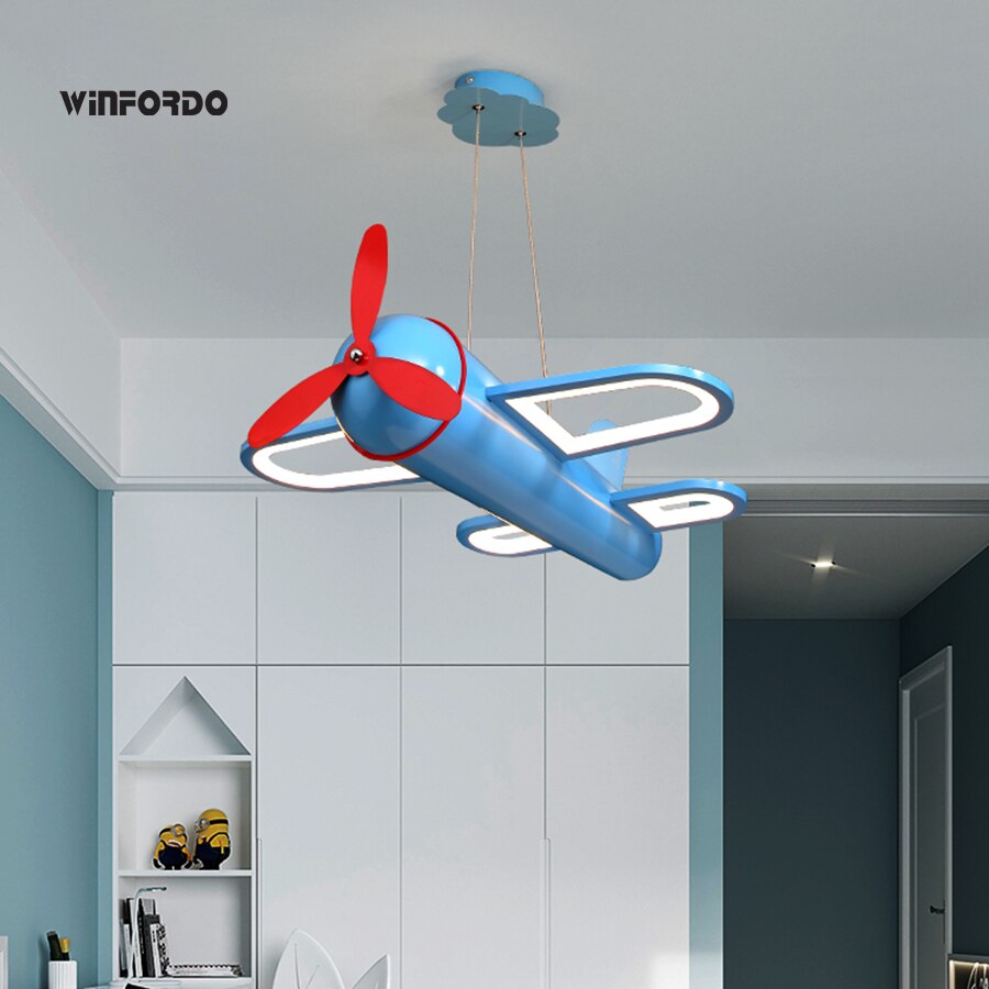 LED Chandelier Airplane Bed Lamp