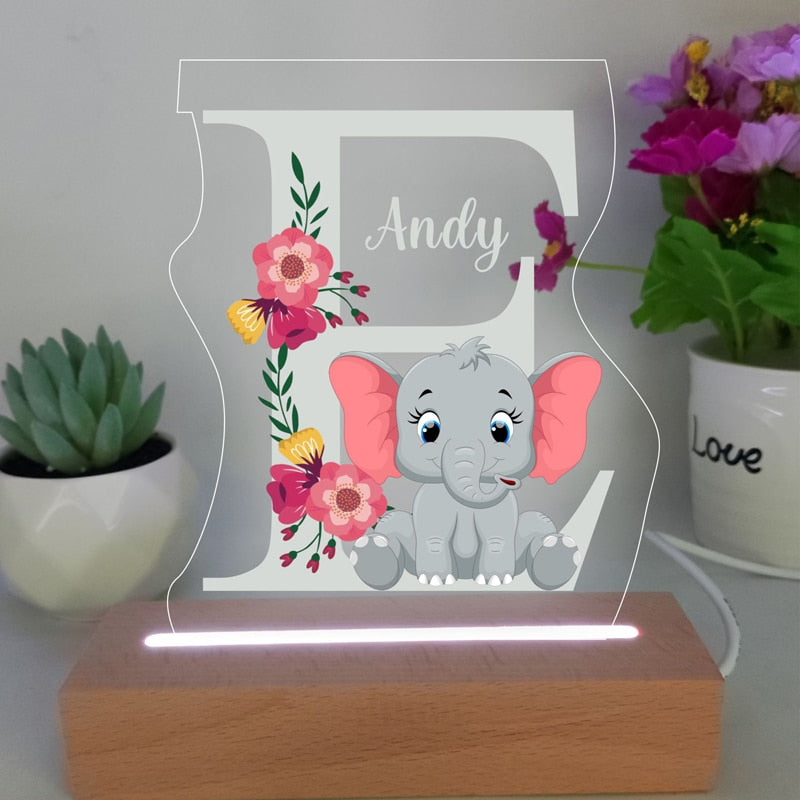 Letter Acrylic Night Lamp