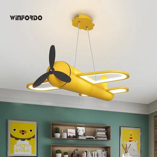 LED Chandelier Airplane Bed Lamp