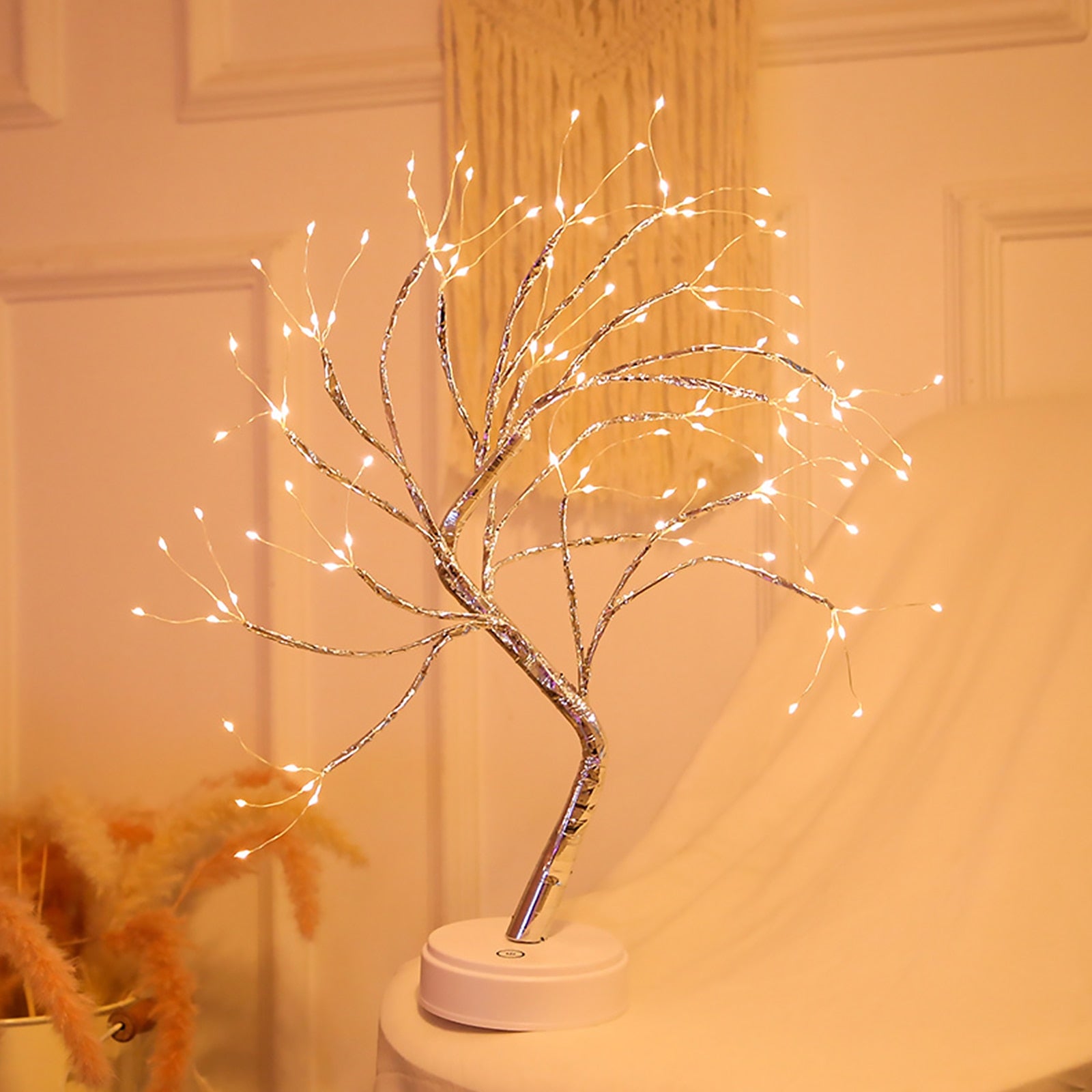 Tabletop tree shop with lights