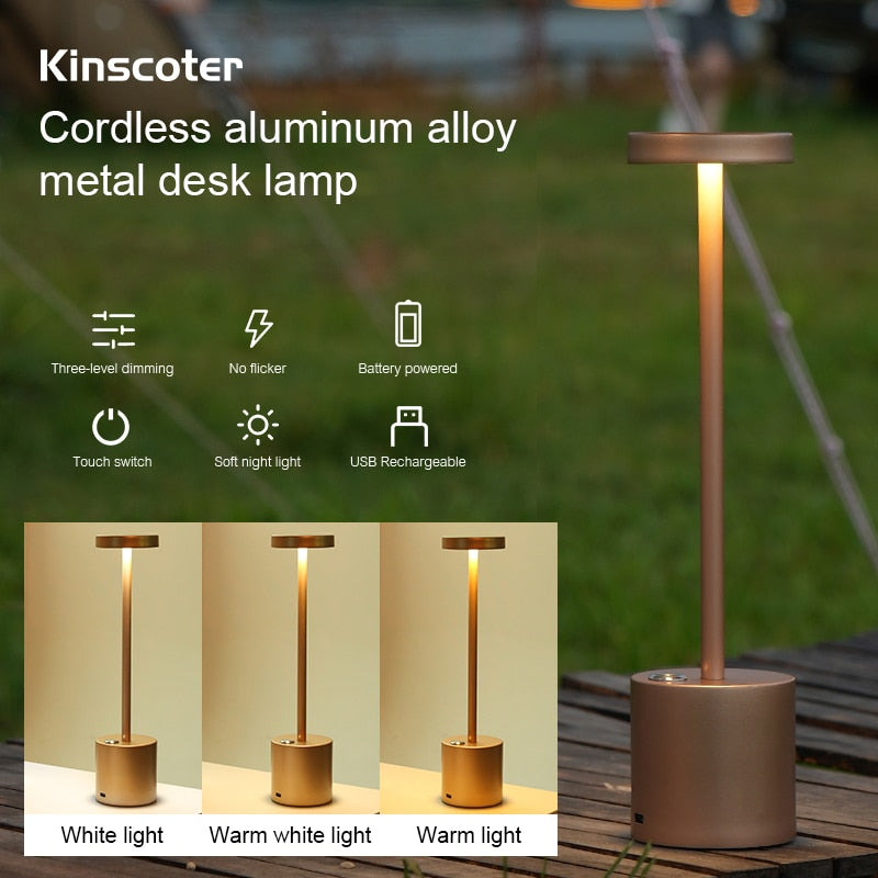 LED Aluminum Alloy Desk Lamp