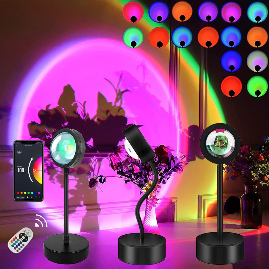 Smart LED Sunset Lamp Night Light