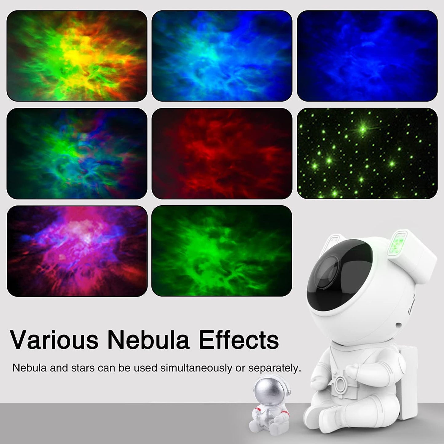 Astronaut Galaxy LED Night Light Projector