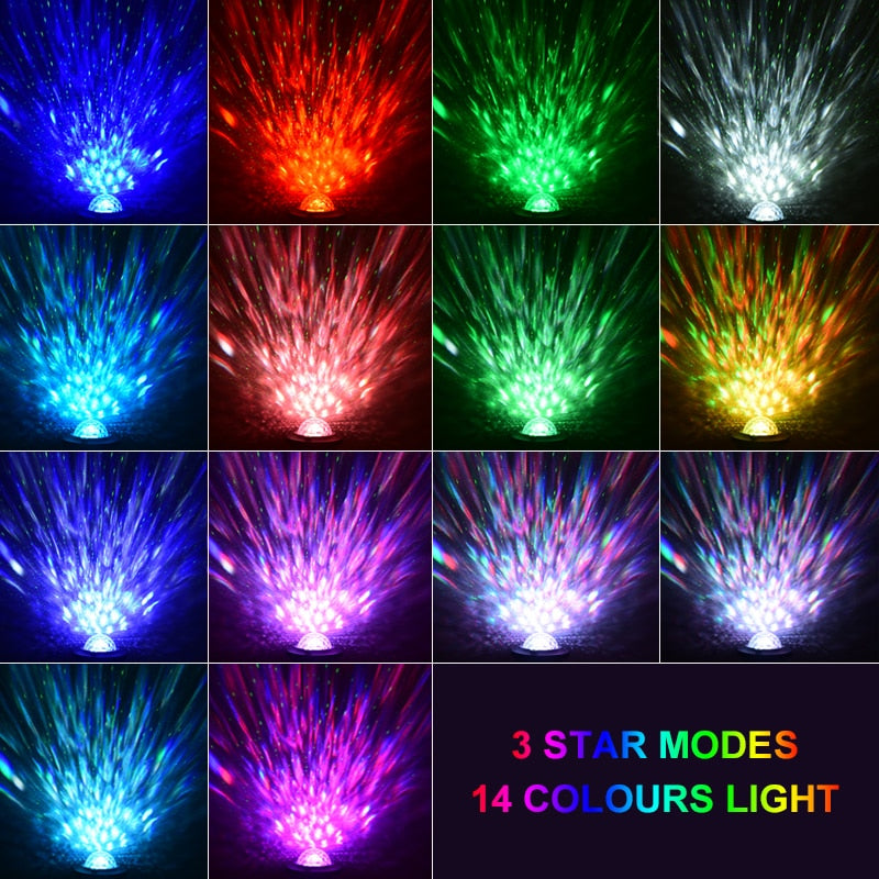 LED Star Galaxy Projector