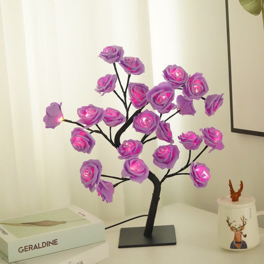 LED Rose Flower Tree