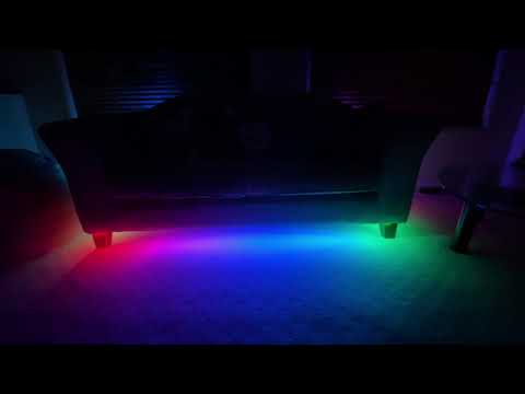 Under Furniture Rainbow Effect